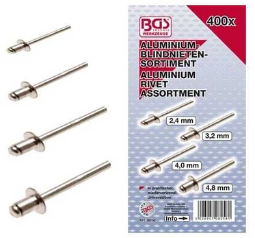 Kniedžių rinkinys 400vnt