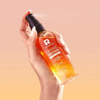 SHINE BROWN TWO-PHASE SUPER TANNING SPRAY dvifazis įdegio purškiklis, 100ml