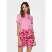ONLY Marškinėliai Kita 15316574 Violetinė Regular Fit