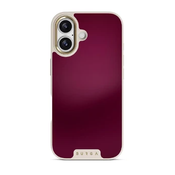 Dark Cherry - iPhone 17 Case, Elite Light (MagSafe) / Gold