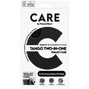 CARE by PanzerGlass - Feature Case Tango Two-in-One Wallet w. Qi-Compatible Samsung S25 Edge kaina