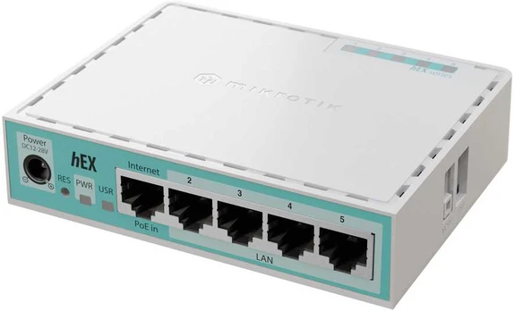 Maršrutizatorius 5 prievadų MikroTik E50UG hEX refresh