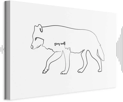 Artgeist Paveikslas - Wolf (1 Part) Wide