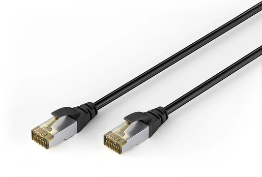 DIGITUS CAT 6A S/FTP Outdoor-Patchkabel, 2m, juodas
