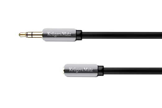 Kruger & Matz AUX - AUX 3.5mm kabelis 1.8m Juodas