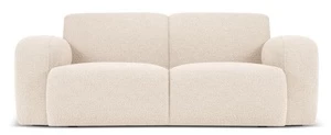 Sofa Micadoni Home Molino, smėlio, 95 x 170 cm x 72 cm