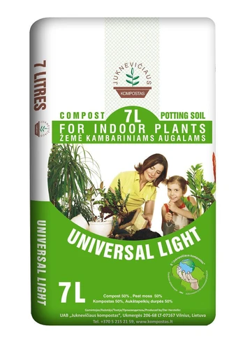 Kompostinė žemė Universal Light Juknevičiaus kompostas, 7 L