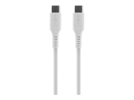 Fixed | Liquid Silicone Cable USB-C/USB-C, 2m, 60W | FIXDLS-CC2-WH