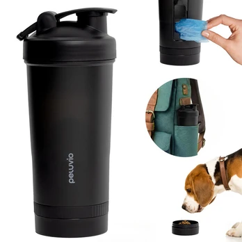 Kelioninis buteliukas šuniui 4in1 – Peluvio Tappy