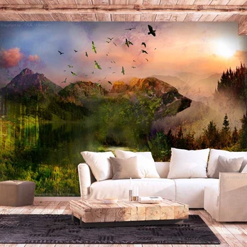 Artgeist Fototapetas - Bear in the Mountain