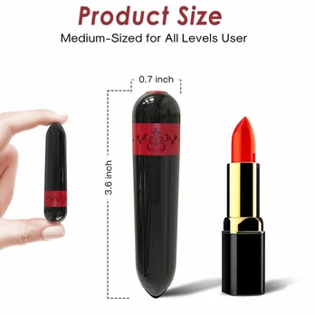 Armony Stimulators ARMONY - ROCKET VIBRATOR BULET Juodas