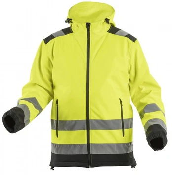 Darbinė striukė vyrams Högert Argen, geltona, 3XL dydis