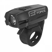 Priekinis žibintas FORCE BUG-400 USB (juodas) kaina