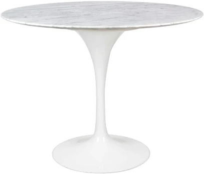 Stalas TULIP MARBLE, baltas