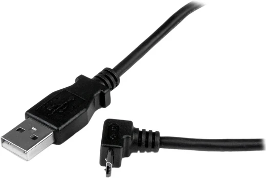Micro Usb kampinis kabelis 1m