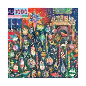 EEBOO - Puzzle 1000 pcs - Holiday Ornaments - (EPZTHYO)