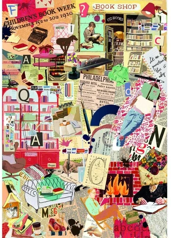 Clementoni CLE puzzle 1000 Compact Books_Writing 37074