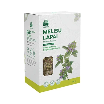 Melisų lapai, Žolelių arbata, 50g