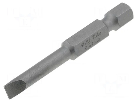Screwdriver bit | slot | 3,5x0,6mm | Overall len: 50mm