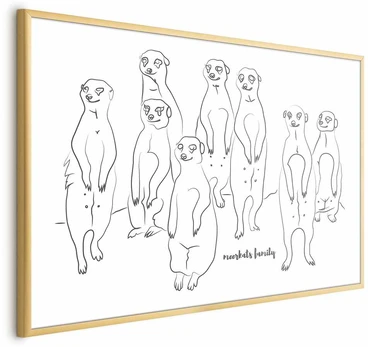 Artgeist Plakatas - Meerkat Family