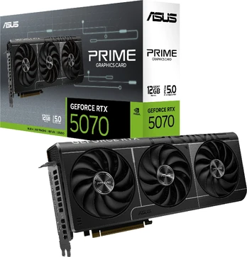 Vaizdo plokštė Asus GeForce RTX RTX 5070 PRIME, 12 GB, GDDR7