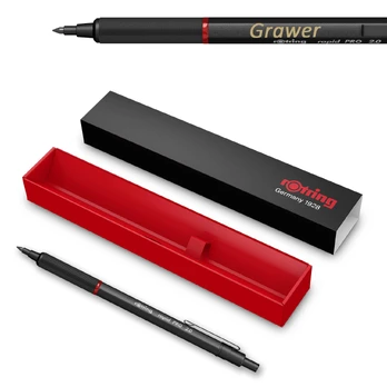 Rotring Rapid Pro Precision 2,0 mm Black Pieštukas su graviravimu