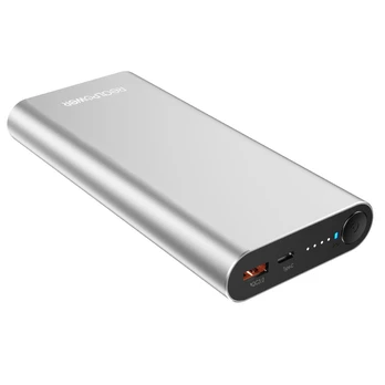 Powerbank Realpower PB-20000PD Pro 20000m Ah Sidabrinis
