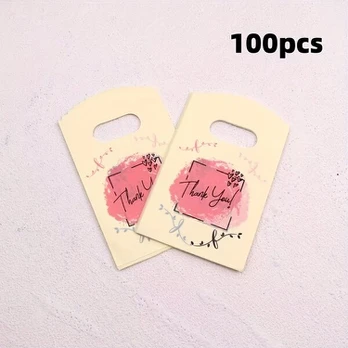 Plastikiniai dovanų maišeliai papuošalams