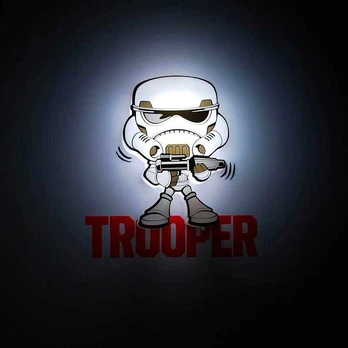 Star Wars Storm Trooper 3D Light FX mini lamp