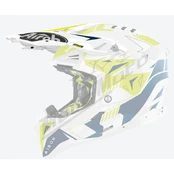 Snapelis Airoh Aviator 3 Spin geltona / mėlyna