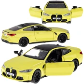 Metalinis automobilio modelis - BMW M4, geltonas kaina