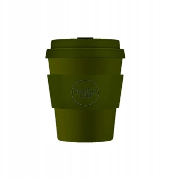 Ecoffee cup Puodelis išsinešimui Eco* Coffee Cup Solid Colours Oberon 240ml - Žalias