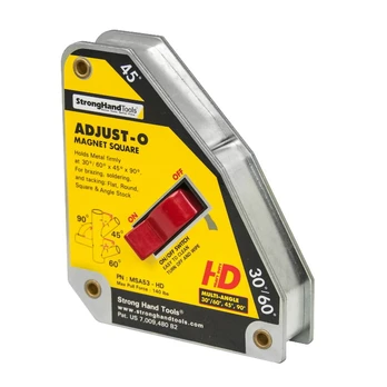 Suvirinimo magnetas on/off Adjust-O, 30°/60°, 45°,90°, 65kg, Strong Hand Tools