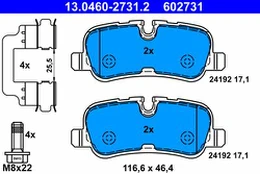 ATE 13.0460-2731.2 Brake pad set