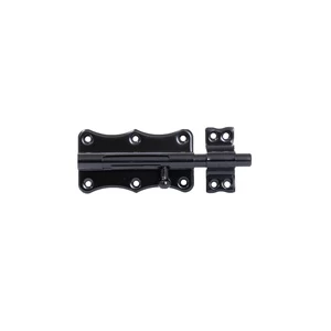 Durų skląstis Haushalt BFX DIY, juoda, 10 cm