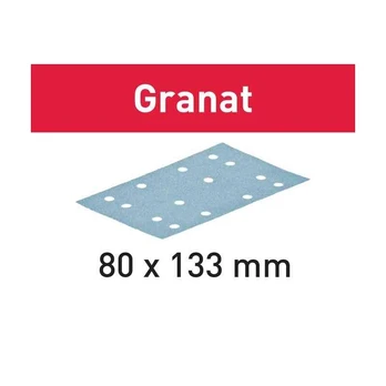 Šlifavimo popierius Granat Festool STF 80x133 P180 GR/100 (497122)