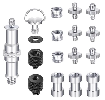 Neewer 16 Pieces Tripod Screw Adapter Converter 10096529