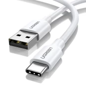 Cablu de Date USB la Type-C 2m - Ugreen Nickel Plating (60123) - White kaina