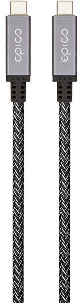 Epico Thunderbolt 4 braided cable - space pilkas, 1.5m