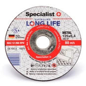 Šlifavimo diskas Long Life, 125x6,4x22 mm kaina
