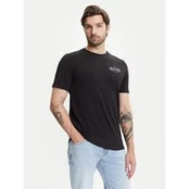 Tommy Hilfiger Marškinėliai Stack MW0MW39355 Juoda Regular Fit
