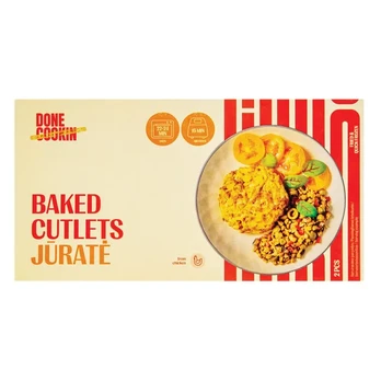Šaldytas keptas Jūratės kotletas, 2vnt DONE COOKIN, 250 g
