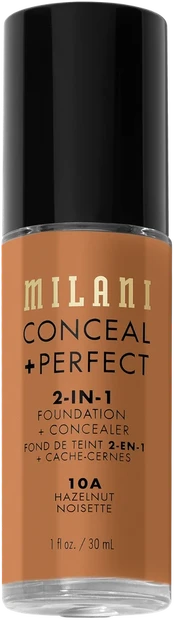 Milani Cosmetics - Conceal + Perfect 2-In-1 Foundation - Hazelnut - 30 ml
