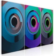 Artgeist Paveikslas - Gradient Circles (3 Parts) kaina