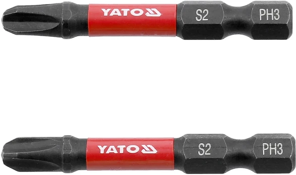 Yato IMPACT BITS 1/4''X50 MM PH3 2 vnt