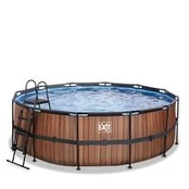 Exit Toys Exit Frame Pool Holz 427x122cm | 30.27.14.10 / 4 Kartons