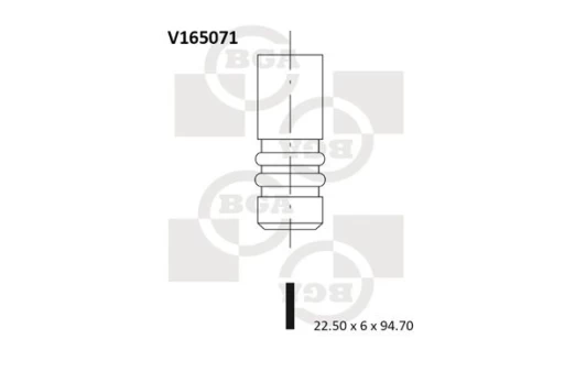 Angos vožtuvas BGA V165071
