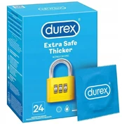 Prezervatyvai Durex Extra Safe Thicker, 56 mm, 24 vnt. kaina