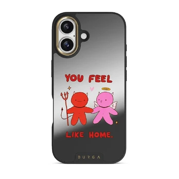 Like Home - iPhone 17 Case, Elite Mirror Dark (MagSafe) / Gold