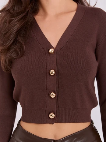 Italy Moda Sweter-IR-SW-JK8687.07P-ruda
